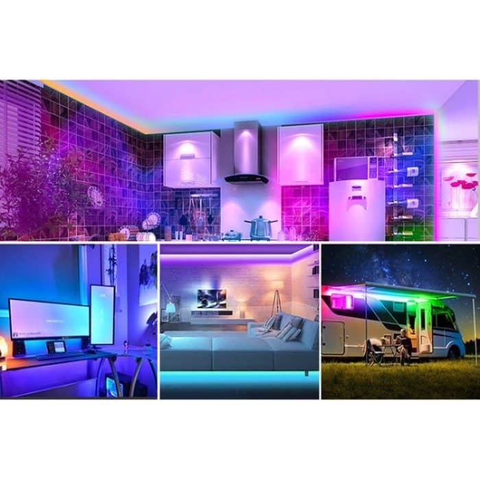 SP608E Bluetooth-LED-Controller-Kit für die mobile APP-Steuerung mit doppeltem Signalausgang für WS2812B WS2811 1903 1804-Pixel-LED-Streifen, DC5V ~ 24V – Bild 8