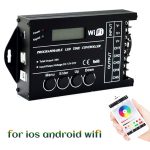 TC421 20A WiFi Programmierbarer 5CH RGB LED Zeitregler für Aquarium, Aquarium, Pflanzenwachstum, DC 12-24V – Bild 5