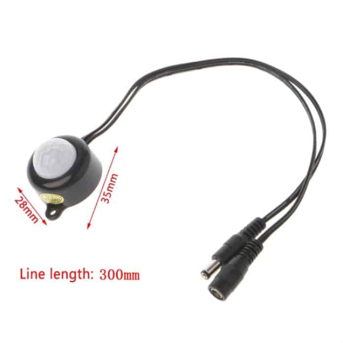 DC 5–24 V/5 A mit Stecker für LED-Lichtleiste, menschlicher Körper, Infrarot-PIR-Bewegungsmelder – Bild 7