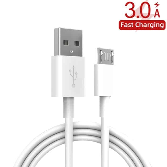 YSY-310QC18W QC3.0 Dual-Port-USB-Autoladegerät + 3A USB-auf-Micro-USB-Datenkabel, Kabellänge: 1 m, YSY-310QC18W with Micro USB Cable, with Micro USB Cable – Bild 2
