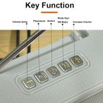 T&G TG280 Solarbetriebene, aufladbare Bluetooth-Lautsprecher mit Taschenlampe, unterstützt TF-Karte/FM/3,5 mm AUX/U-Disk/Freisprechanruf – Bild 5