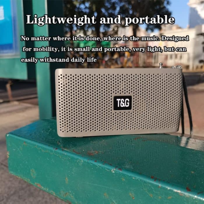 T&G TG282 Tragbare Bluetooth-Lautsprecher mit Taschenlampe, unterstützt TF-Karte/FM/3,5 mm AUX/U-Disk/Freisprechanruf – Bild 6