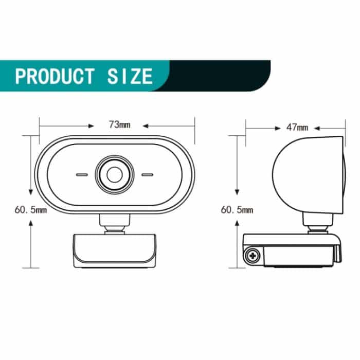 C11 2K-Bildqualität HD ohne Verzerrung, 360 Grad drehbar, integriertes Mikrofon, klarer Ton, Webcams mit Stativ – Bild 12