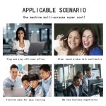 C11 2K-Bildqualität HD ohne Verzerrung, 360 Grad drehbar, integriertes Mikrofon, klarer Ton, Webcams mit Stativ – Bild 10