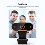 312 1080P HD USB 2.0 PC-Desktop-Kamera-Webcam mit Mikrofon, Kabellänge: ca. 1,3 m, Regular, with Tripod, Anti-peep – Bild 12