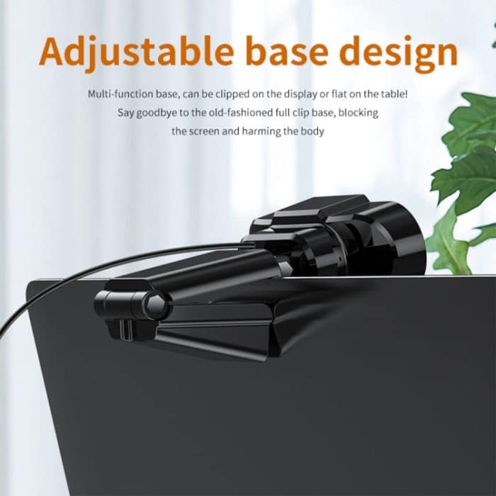 312 1080P HD USB 2.0 PC-Desktop-Kamera-Webcam mit Mikrofon, Kabellänge: ca. 1,3 m, Regular, with Tripod, Anti-peep – Bild 15