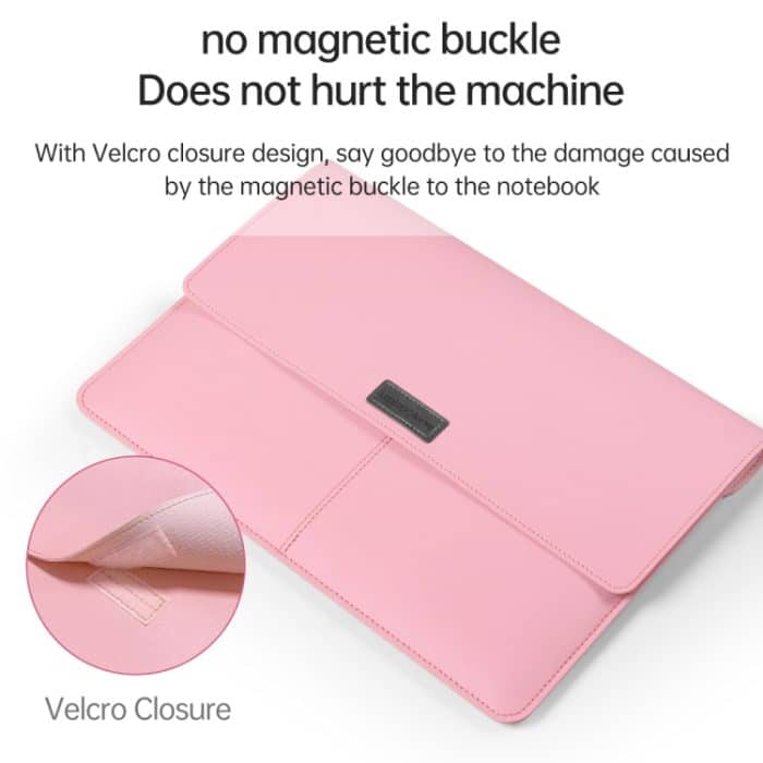 Litschi-Muster, PU-Leder, wasserdicht, ultradünn, schützende Innentasche, Aktentasche, Laptop-Tragetasche für 13-14-Zoll-Laptops, For 13-14 inch – Bild 4