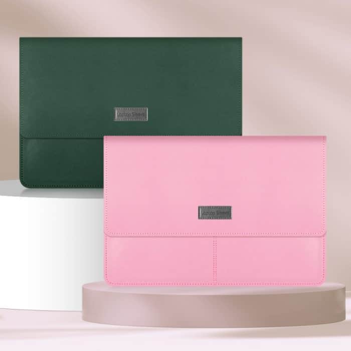 Litschi-Muster, PU-Leder, wasserdicht, ultradünn, schützende Innentasche, Aktentasche, Laptop-Tragetasche für 13-14-Zoll-Laptops, For 13-14 inch – Bild 9