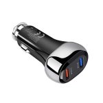 YSY-312 18 W tragbares QC3.0 Dual-USB-Universal-Autoladegerät für Mobiltelefone und Tablet-PCs, Car Charger – Bild 2