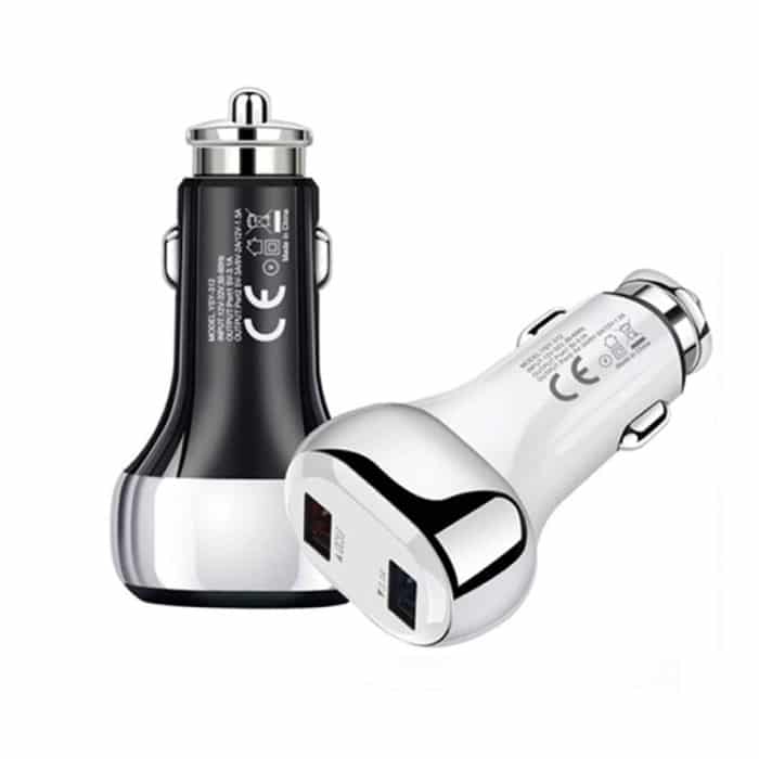 YSY-312 18 W tragbares QC3.0 Dual-USB-Universal-Autoladegerät für Mobiltelefone und Tablet-PCs, Car Charger – Bild 6