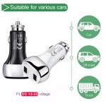 YSY-312 2-in-1 18 W tragbares QC3.0 Dual-USB-Autoladegerät + 1 m 3 A USB-auf-Micro-USB-Datenkabel-Set, with Micro USB Cable – Bild 9