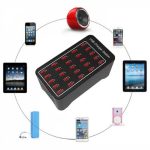 150 W 25 USB-Anschlüsse Schnellladestation Intelligentes Ladegerät, AC 110–240 V, 150W 25 USB Ports EU Plug, 150W 25 USB Ports US Plug, 150W 25 USB Ports AU Plug, 150W 25 USB Ports UK Plug – Bild 4