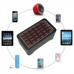 XLD-A7 150 W 30 USB-Anschlüsse Schnellladestation Intelligentes Ladegerät, AC 110–240 V, 150W 30 USB Ports EU Plug, 150W 30 USB Ports US Plug, 150W 30 USB Ports AU Plug, 150W 30 USB Ports UK Plug – Bild 5