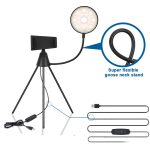 NS-08 Make-up Live Selfie Fill Ring Light Photography LED Dimmable Ringlampe mit Telefon-Stativ-Standhalter – Bild 2