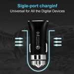 LZ-328 Sicherheitshammer Typ QC3.0 USB + USB-C / Typ-C Schnelllade-Autoladegerät – Bild 5