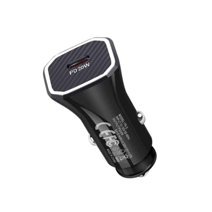 YS-2 PD 20W USB-C / Typ-C-Schnittstelle Auto-Schnellladegerät für iPhone-Serie / iPad-Serie – Bild 1
