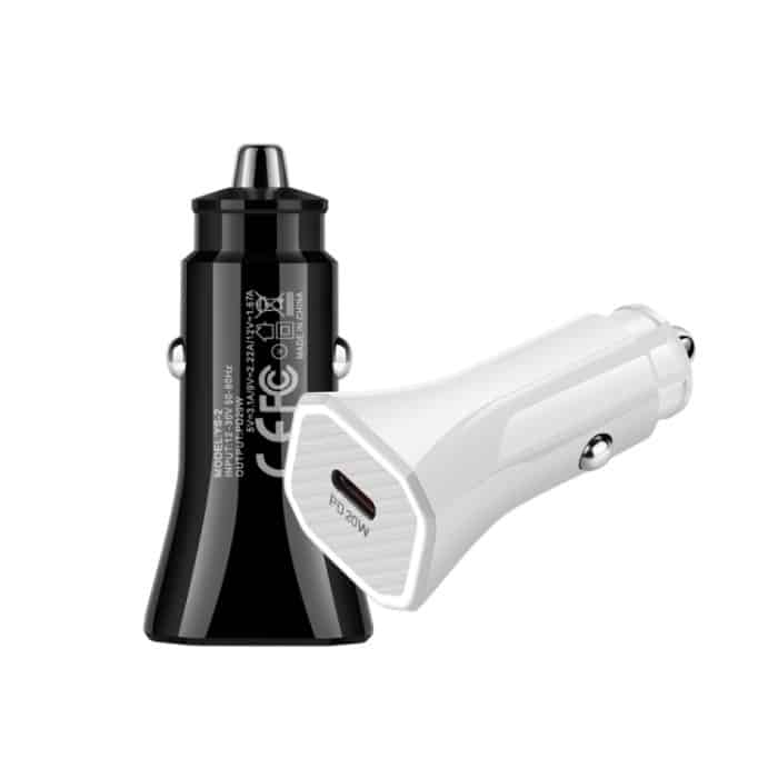 YS-2 PD 20W USB-C / Typ-C-Schnittstelle Auto-Schnellladegerät für iPhone-Serie / iPad-Serie – Bild 3