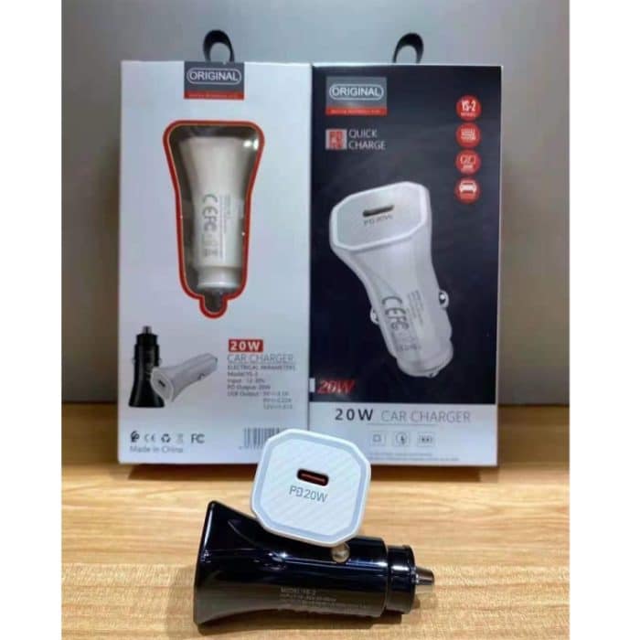 YS-2 PD 20W USB-C / Typ-C-Schnittstelle Auto-Schnellladegerät für iPhone-Serie / iPad-Serie – Bild 4