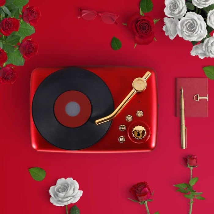 T12 Retro-Stil Bluetooth-Lautsprecher, eingebaute High-Sensitivität FM-Empfangsantenne, Langzeitvoyage – Bild 3