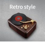 T12 Retro-Stil Bluetooth-Lautsprecher, eingebaute High-Sensitivität FM-Empfangsantenne, Langzeitvoyage – Bild 4