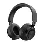 Fingertime P1 Wireless Bluetooth 5.0 Stereo-Ohrenschützer aus weichem Leder, faltbares Headset, integriertes Mikrofon für PC/Handys