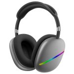 AKZ MAX10 Kopfmontiertes kabelloses RGB-Bluetooth-Musik-Headset mit Mikrofon, unterstützt TF-Karte