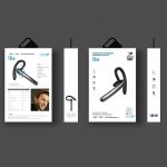 F990 Geräuschunterdrückung, 180 Grad frei drehbarer Haken, Bluetooth 5.0-Ohrhörer, kabelloser Freisprech-Business-Stereo-Kopfhörer mit Mikrofon – Bild 8