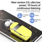 K53 Stereo Wireless Bluetooth Headset Anrufe Erinnern Vibration Tragen-Clip Fahrer Auriculares Kopfhörer Für Telefon – Bild 3