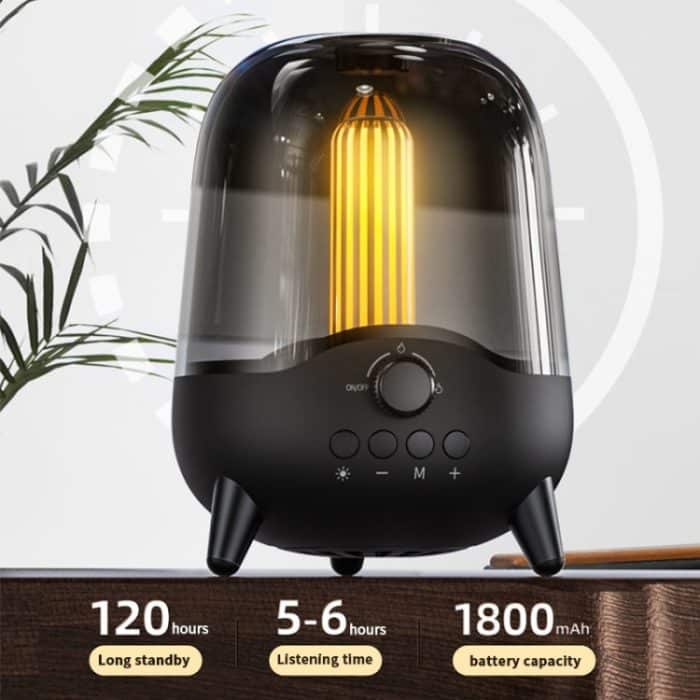 LP-20 LED-Nachtlicht, kabelloser Bluetooth 5.0-Musiklautsprecher, unterstützt TF-Karte/AUX – Bild 3