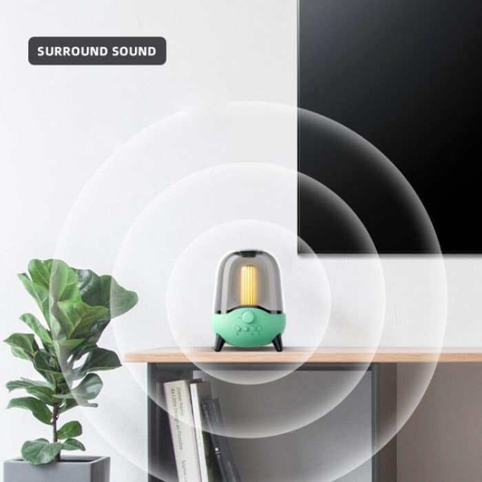 LP-20 LED-Nachtlicht, kabelloser Bluetooth 5.0-Musiklautsprecher, unterstützt TF-Karte/AUX – Bild 7