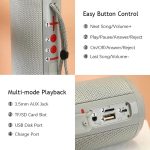 T&G TG621 Tragbarer wasserdichter 3D-Stereo-Wireless-Lautsprecher, unterstützt FM-Radio/TWS/TF-Karte – Bild 8