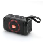 T&G TG193 Tragbarer Bluetooth-Lautsprecher, LED-Licht, wasserdichter Outdoor-Subwoofer, unterstützt TF-Karte/FM-Radio/AUX
