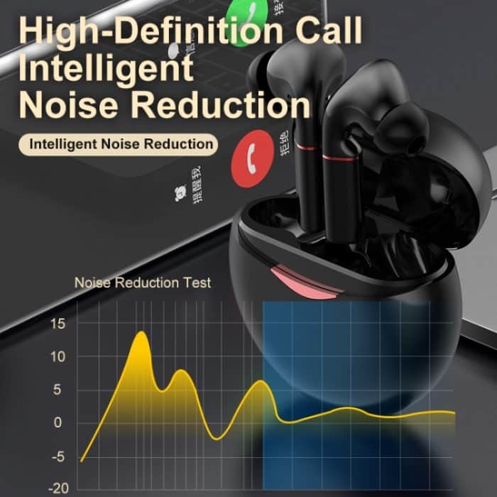 T&G T50 Sport TWS Bluetooth-Kopfhörer, HiFi-Kopfhörer mit Geräuschunterdrückung, Freisprech-Ohrhörer mit Mikrofon – Bild 5