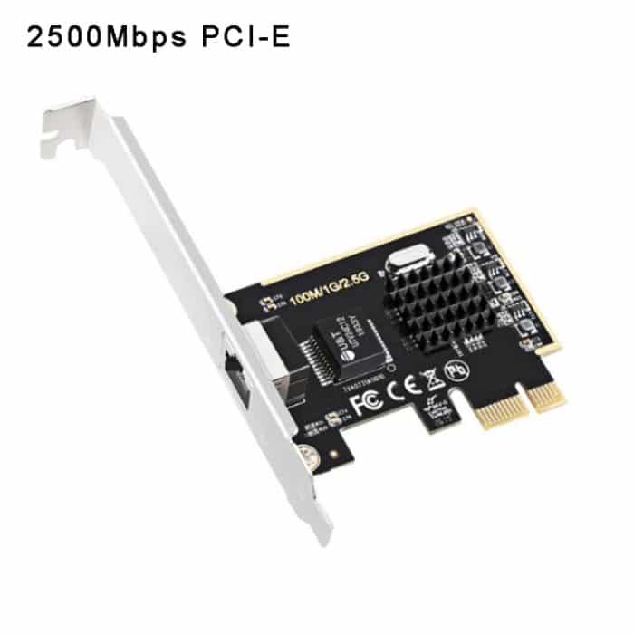 2500 Mbit/s PCI-E RTL8125 RJ45 Gigabit-Netzwerkadapter 2,5 G PCI-E Gaming LAN-Karte – Bild 2