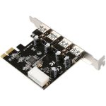 4 Port USB 3.0 PCI Express-Expansionskarte PCI-E-Adapter – Bild 3