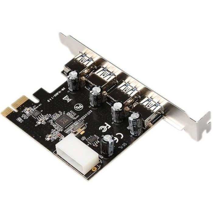 4 Port USB 3.0 PCI Express-Expansionskarte PCI-E-Adapter – Bild 3
