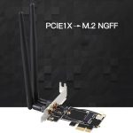 PCIe-1x-Karte zum NGFF-ekey Dual-Antennenadapter – Bild 4