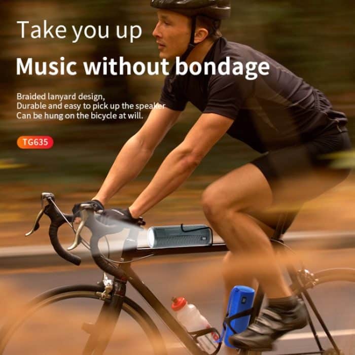 T&G TG635 Tragbarer wasserdichter Bluetooth-Außenlautsprecher mit Taschenlampenfunktion – Bild 5