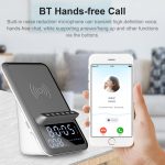 AEC BT512 Multifunktionaler Bluetooth-Lautsprecher 10W drahtloser Ladegerät LED-Desktop-elektronischer Wecker – Bild 5