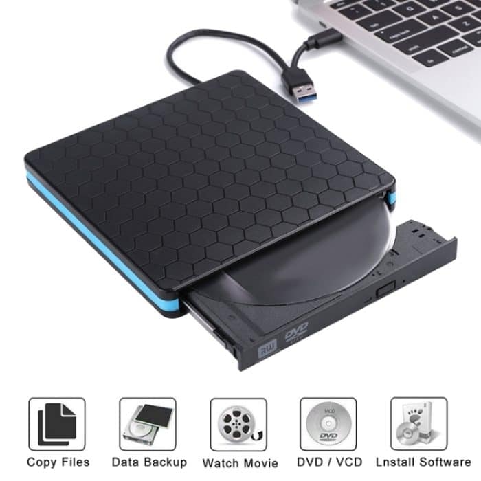 Universal Optical Drive Typ-C USB 3.0 Externe DVD / CD / VCD-Brenner RW SVCD-Laufwerksspieler – Bild 3