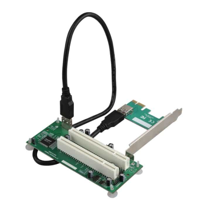 PCIe zu Dual PCI-Slot-Adapter-Karte USB 3.0-Erweiterungskarte – Bild 1