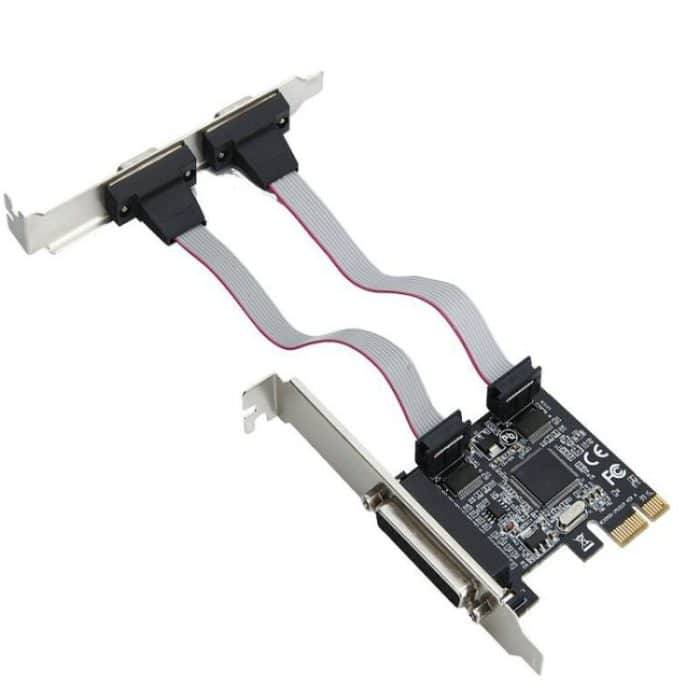 Drucker Parallel-Port-Riser-Karte PCIe PCI-E-Adapter – Bild 4