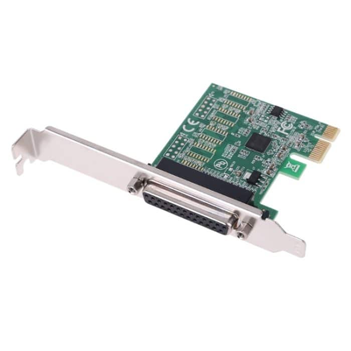 Parallele Anschluss DB25 25P PCIe Riser Kartendrucker LPT zu PCI-E Expresskarten AX99100 Converter Adapter – Bild 1