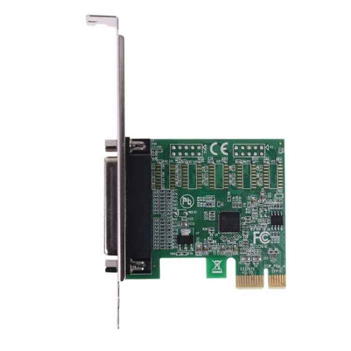 Parallele Anschluss DB25 25P PCIe Riser Kartendrucker LPT zu PCI-E Expresskarten AX99100 Converter Adapter – Bild 2
