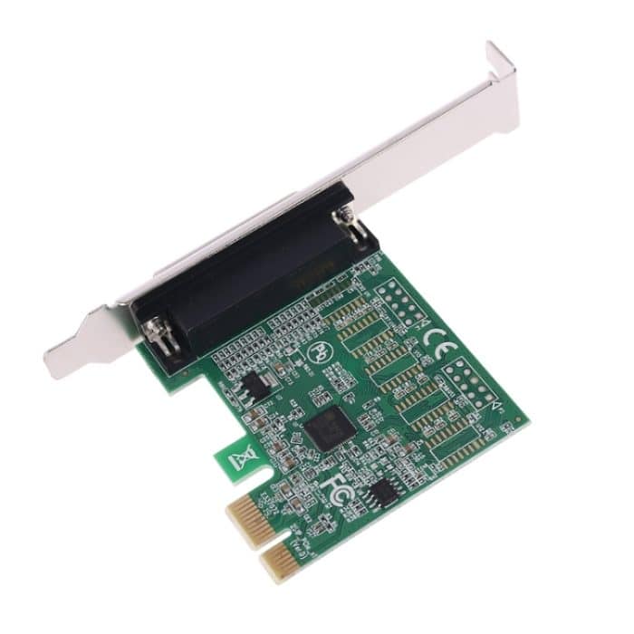 Parallele Anschluss DB25 25P PCIe Riser Kartendrucker LPT zu PCI-E Expresskarten AX99100 Converter Adapter – Bild 3