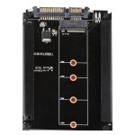 M.2 bis SATA3.0-Erweiterungskarte 22-Pin-Adapter 2,5-Zoll-SSD-Schnittstellen-Konvertierungskarte