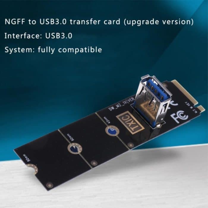 NGFF M.2 bis USB3.0 PCI Express Converter Adapter – Bild 5