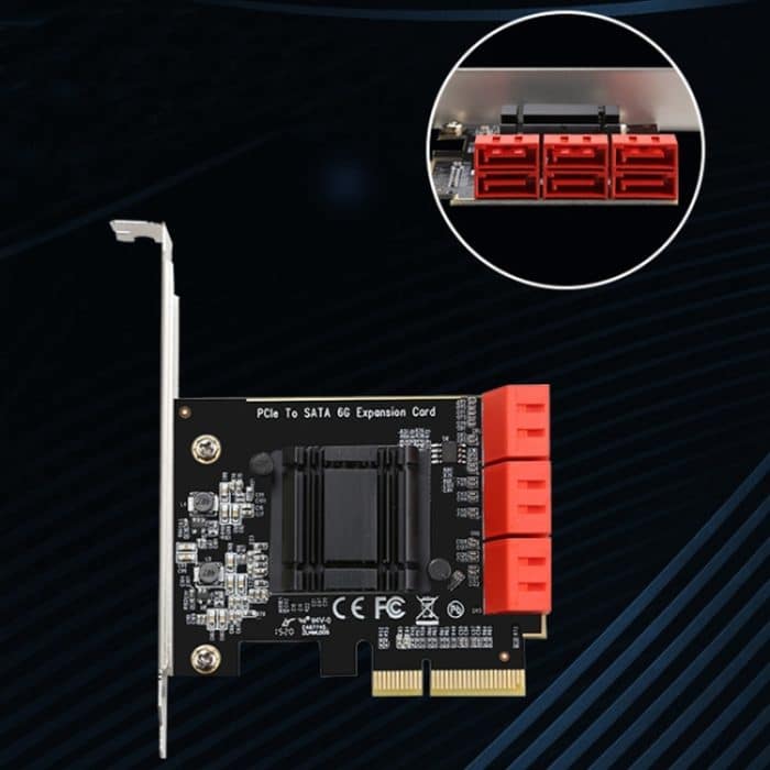 PCIe zu SATA 3.0 6G-Erweiterungskarte – Bild 5