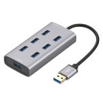 Multiport-Metallgehäuse-Dockingstation Hub mit 7 USB 3.0-Ports