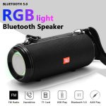 T&G TG537 RGB Light tragbarer wasserdichter Bluetooth-Lautsprecher unterstützt FM/TF-Karte – Bild 3